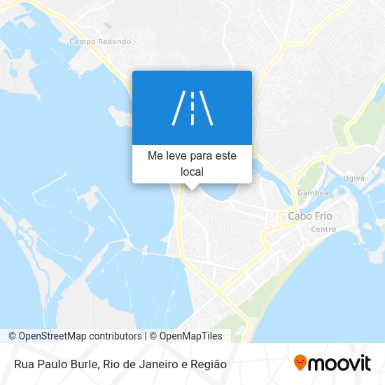 Rua Paulo Burle mapa