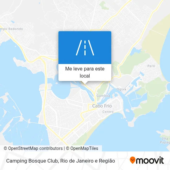 Camping Bosque Club mapa