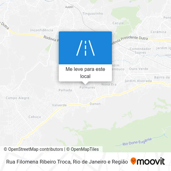 Rua Filomena Ribeiro Troca mapa