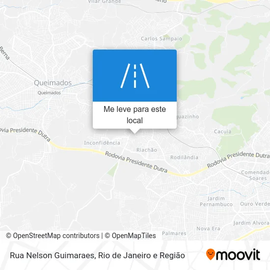 Rua Nelson Guimaraes mapa