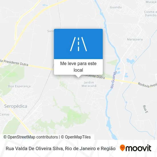 Rua Valda De Oliveira Silva mapa