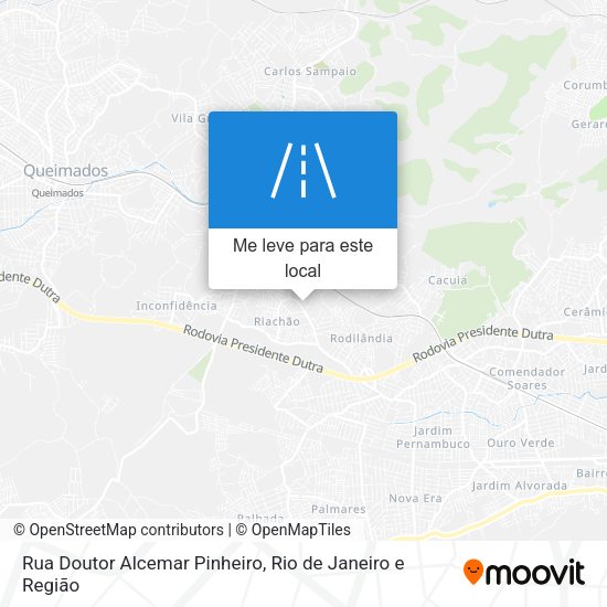 Rua Doutor Alcemar Pinheiro mapa