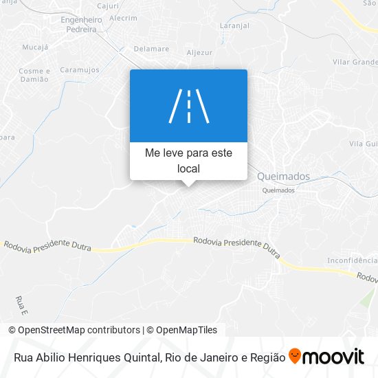 Rua Abilio Henriques Quintal mapa