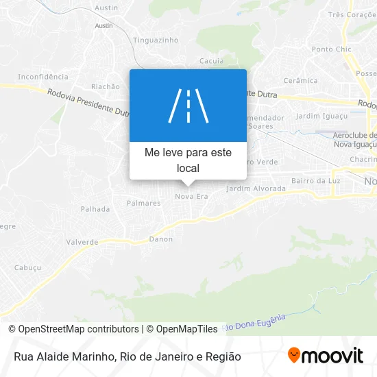 Rua Alaide Marinho mapa