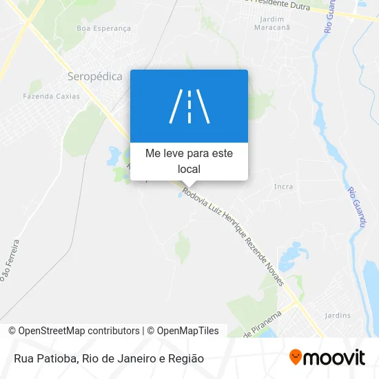 Rua Patioba mapa