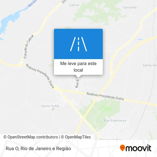 Rua O mapa