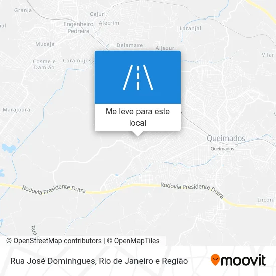 Rua José Dominhgues mapa