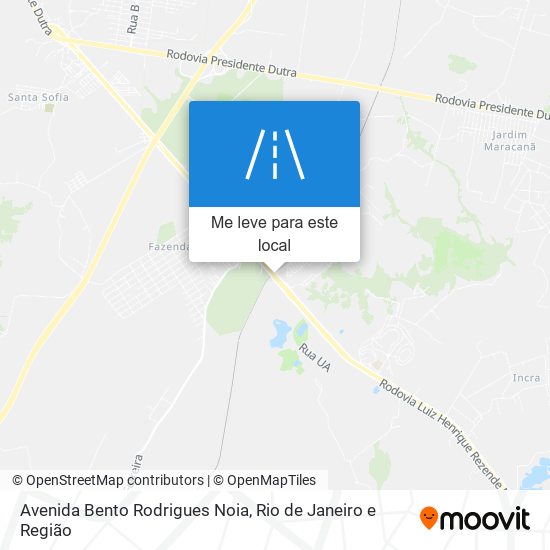 Avenida Bento Rodrigues Noia mapa