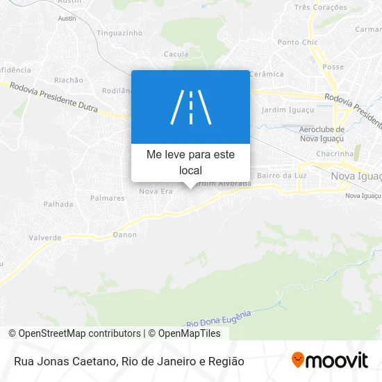 Rua Jonas Caetano mapa