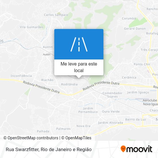 Rua Swarzfitter mapa