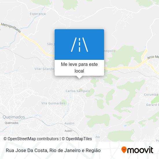 Rua Jose Da Costa mapa