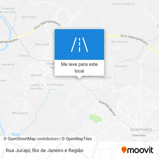 Rua Jucapi mapa