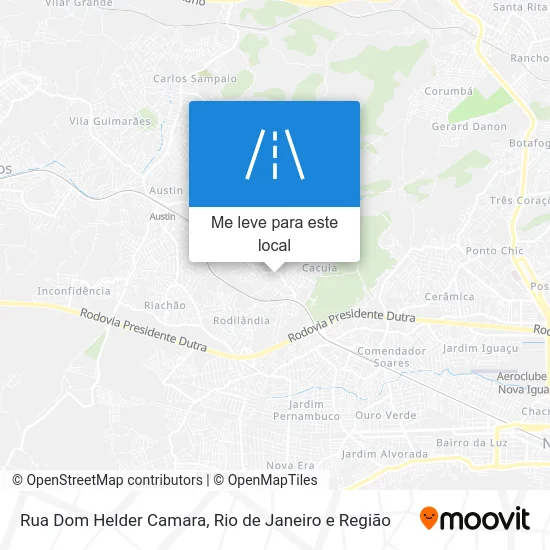 Rua Dom Helder Camara mapa