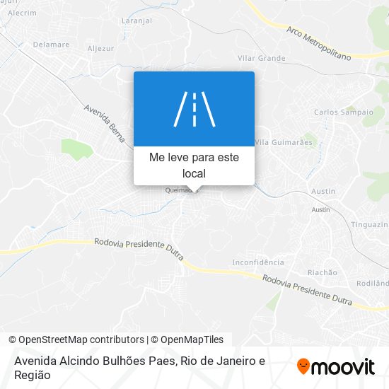 Avenida Alcindo Bulhões Paes mapa