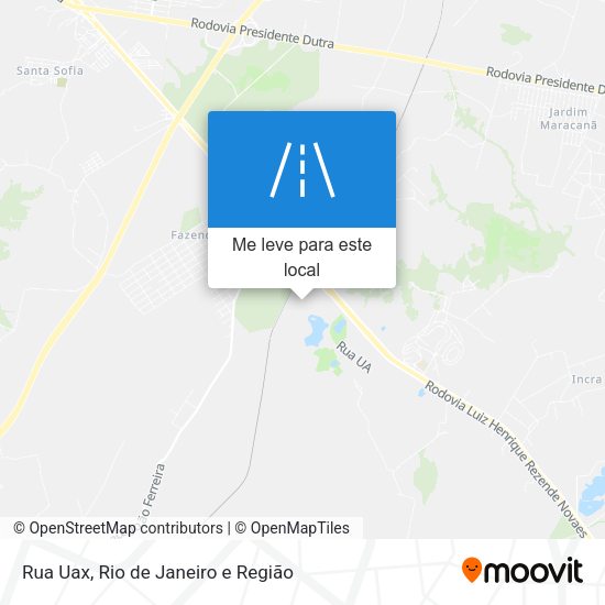 Rua Uax mapa