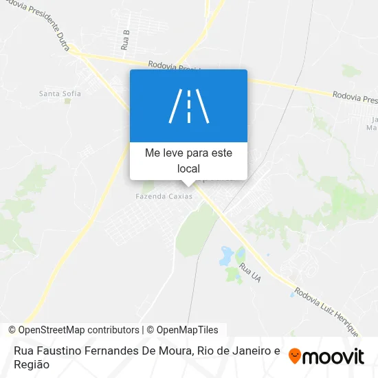 Rua Faustino Fernandes De Moura mapa