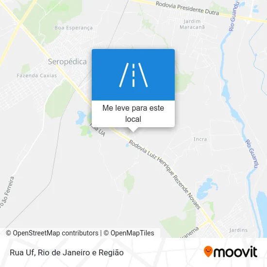 Rua Uf mapa