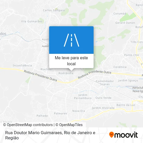 Rua Doutor Mario Guimaraes mapa
