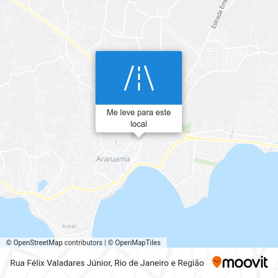 Rua Félix Valadares Júnior mapa