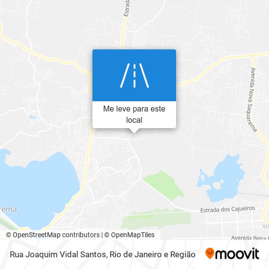 Rua Joaquim Vidal Santos mapa
