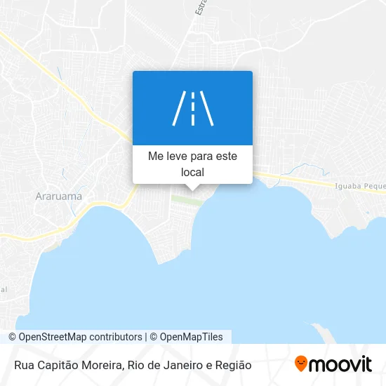 Rua Capitão Moreira mapa