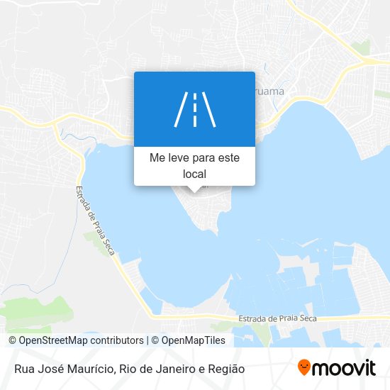 Rua José Maurício mapa