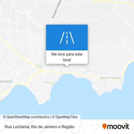 Rua Luiziania mapa
