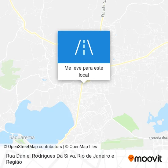 Rua Daniel Rodrigues Da Silva mapa