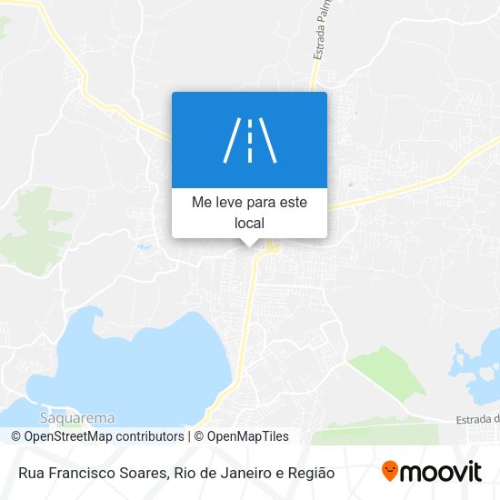 Rua Francisco Soares mapa