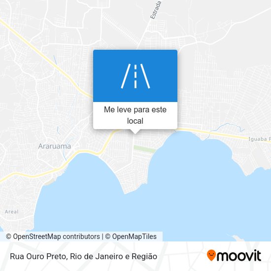 Rua Ouro Preto mapa