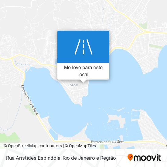 Rua Aristides Espindola mapa