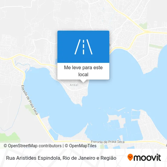 Rua Aristides Espindola mapa