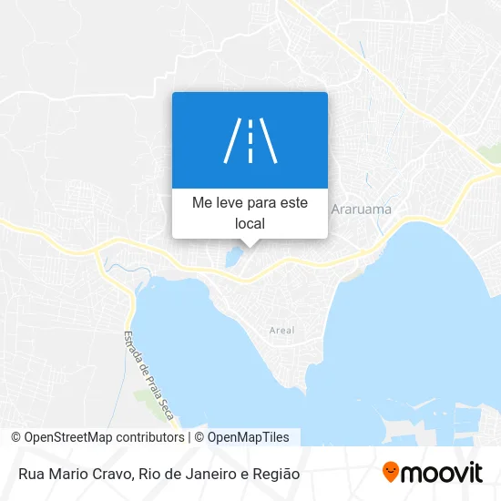 Rua Mario Cravo mapa