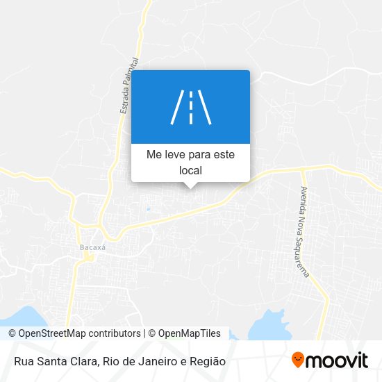 Rua Santa Clara mapa