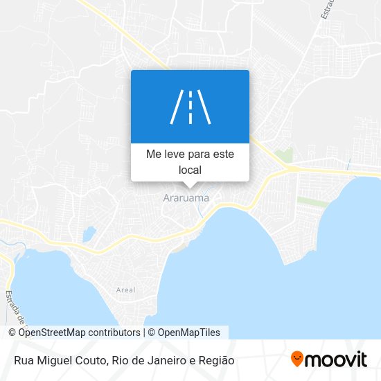 Rua Miguel Couto mapa
