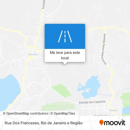 Rua Dos Franceses mapa
