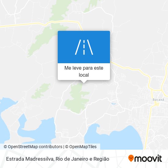 Estrada Madressilva mapa