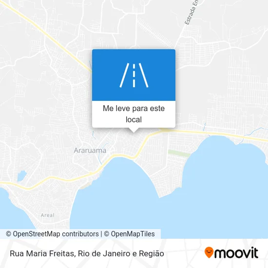 Rua Maria Freitas mapa