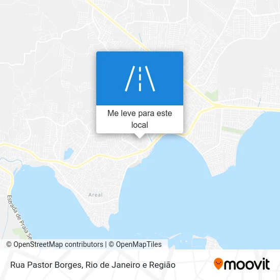 Rua Pastor Borges mapa