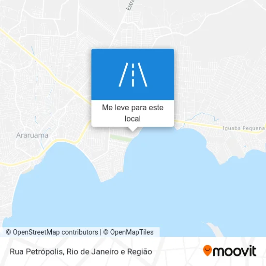 Rua Petrópolis mapa