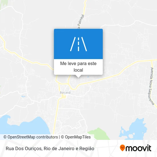 Rua Dos Ouriços mapa