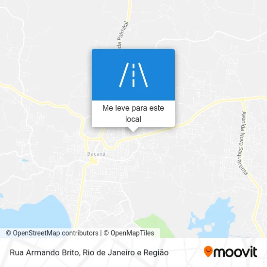 Rua Armando Brito mapa