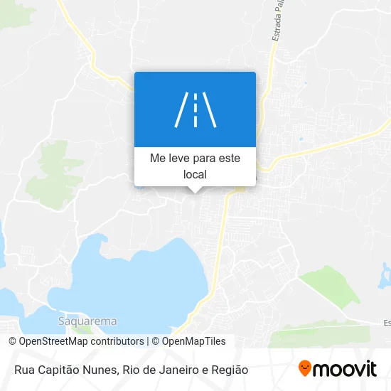 Rua Capitão Nunes mapa