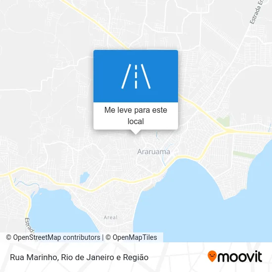Rua Marinho mapa