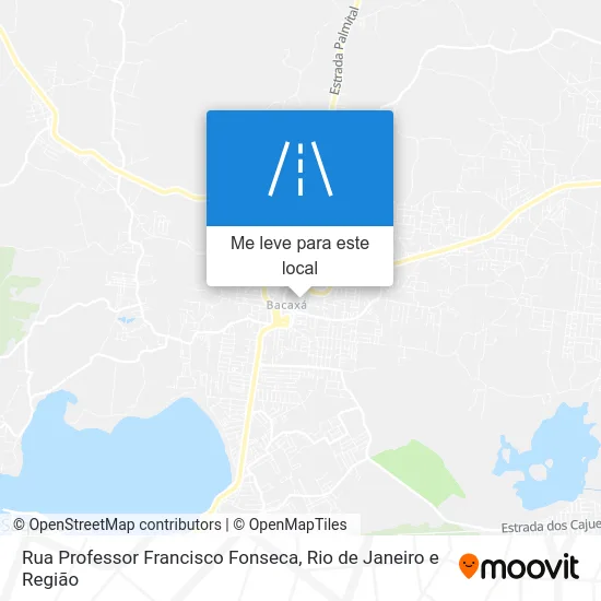 Rua Professor Francisco Fonseca mapa