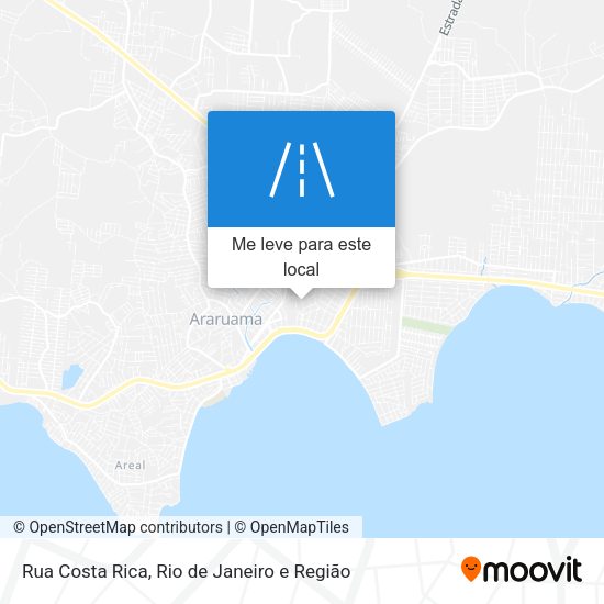 Rua Costa Rica mapa