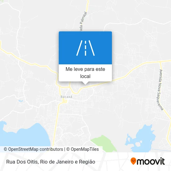 Rua Dos Oitis mapa