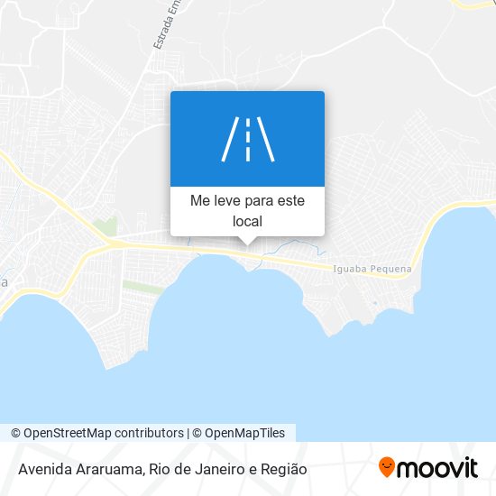 Avenida Araruama mapa