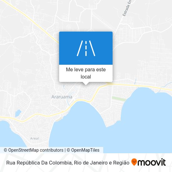 Rua República Da Colombia mapa