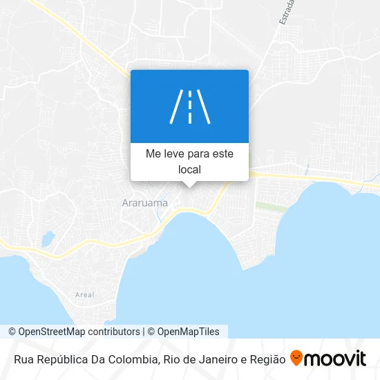 Rua República Da Colombia mapa
